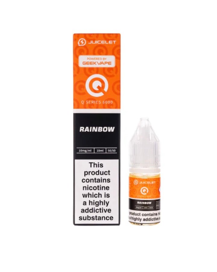 Geekvape Rainbow Q Series 6000 Nic Salt E-Liquid by Juicelet