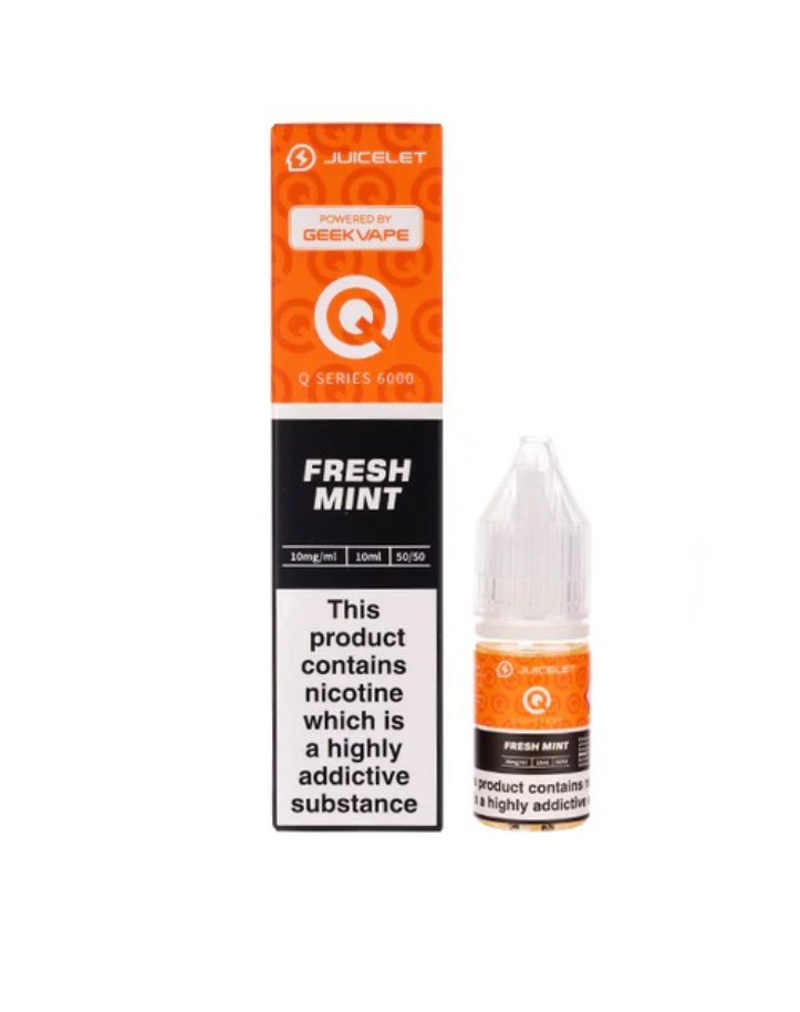 Geekvape Fresh Mint Q Series 6000 Nic Salt E-Liquid by Juicelet