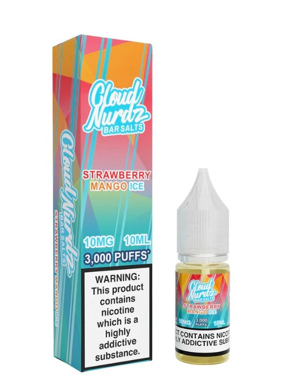 Cloud Cloud Nurdz Strawberry Mango Ice 10ml Nic Salt