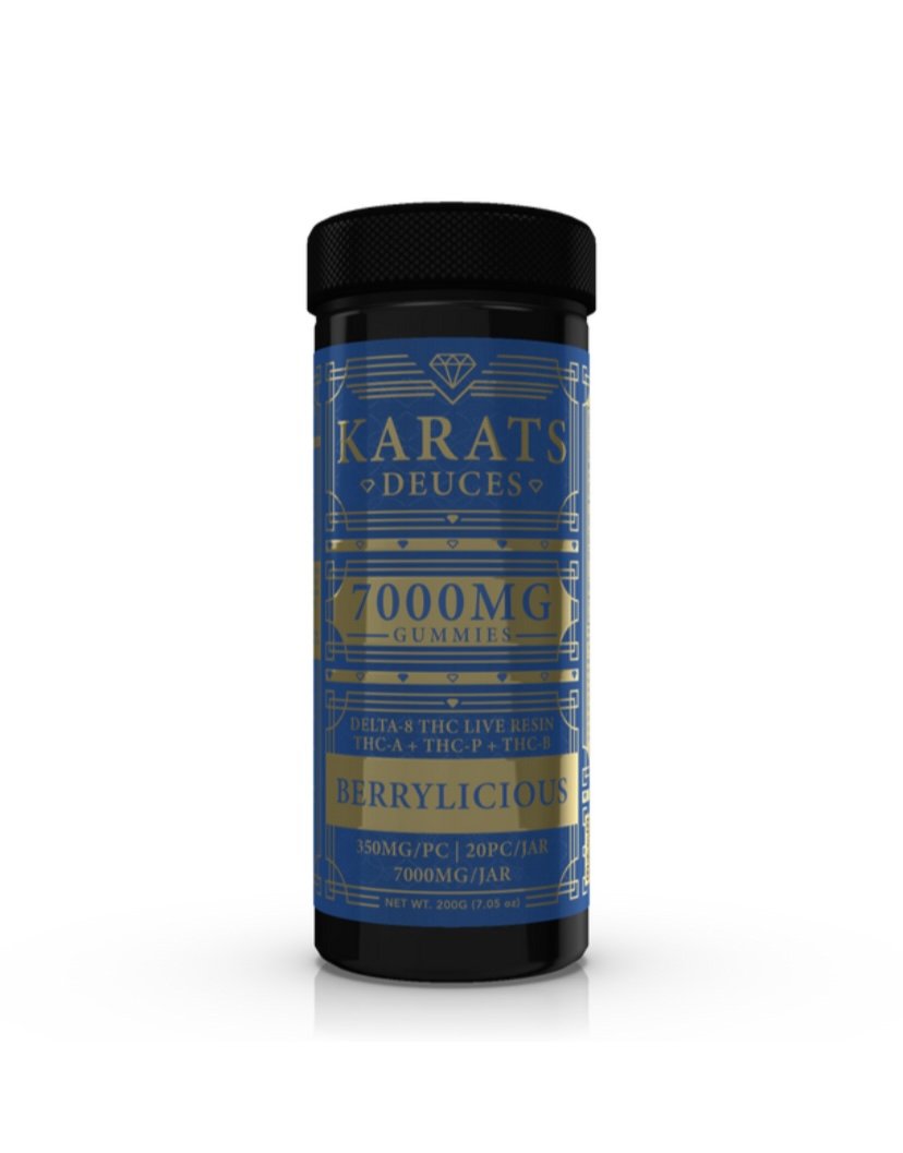 Delta 8 Karats - Deuces Blend 7000MG Gummies
