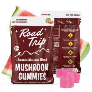 Delta 8 AMANITA MUSCARIA MUSHROOM GUMMIES - WATERMELON