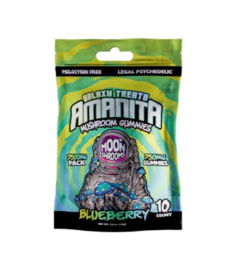 Delta 8 BLUEBERRY AMANITA MUSHROOM GUMMIES