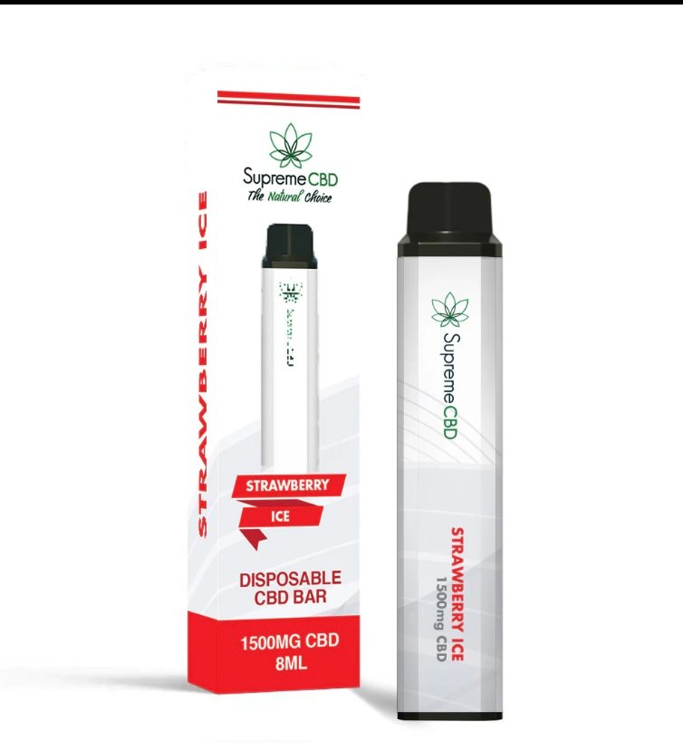 CBD CBD Disposable Vape - Strawberry Ice (1500mg)