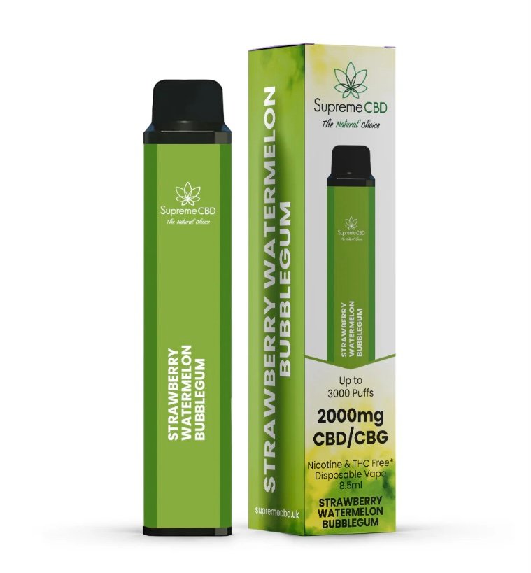 CBD CBD Disposable Vape - Strawberry Watermelon Bubblegum (2000mg)