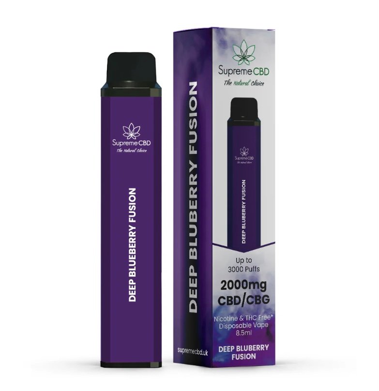 CBD CBD Disposable Vape - Deep Blueberry Fusion (2000mg)