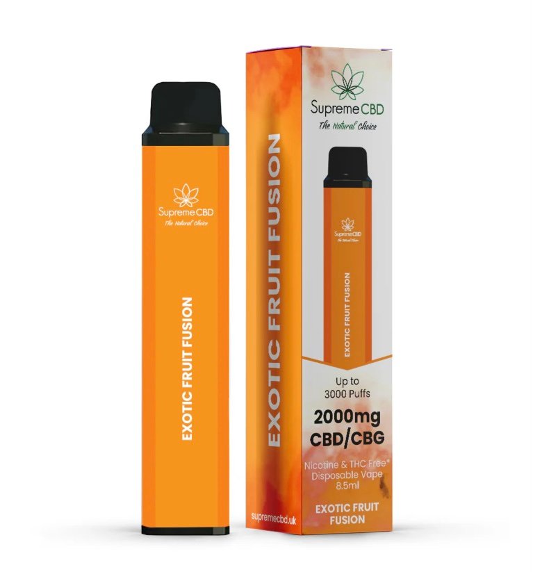 CBD CBD Disposable Vape - Exotic Fruit Fusion (2000mg)