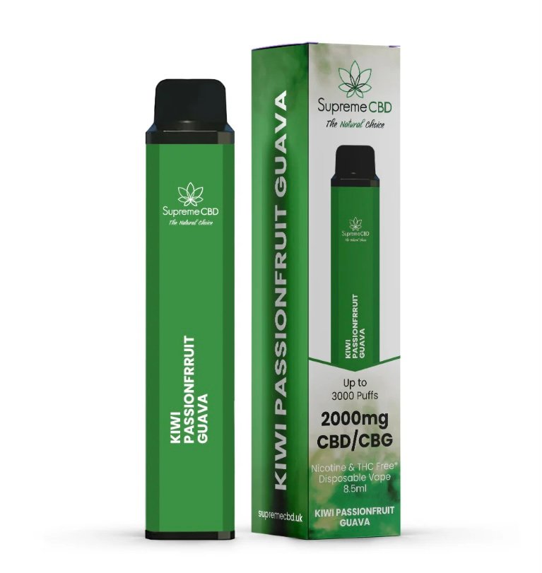 CBD CBD Disposable Vape - Kiwi Passionfruit Guava (2000mg)