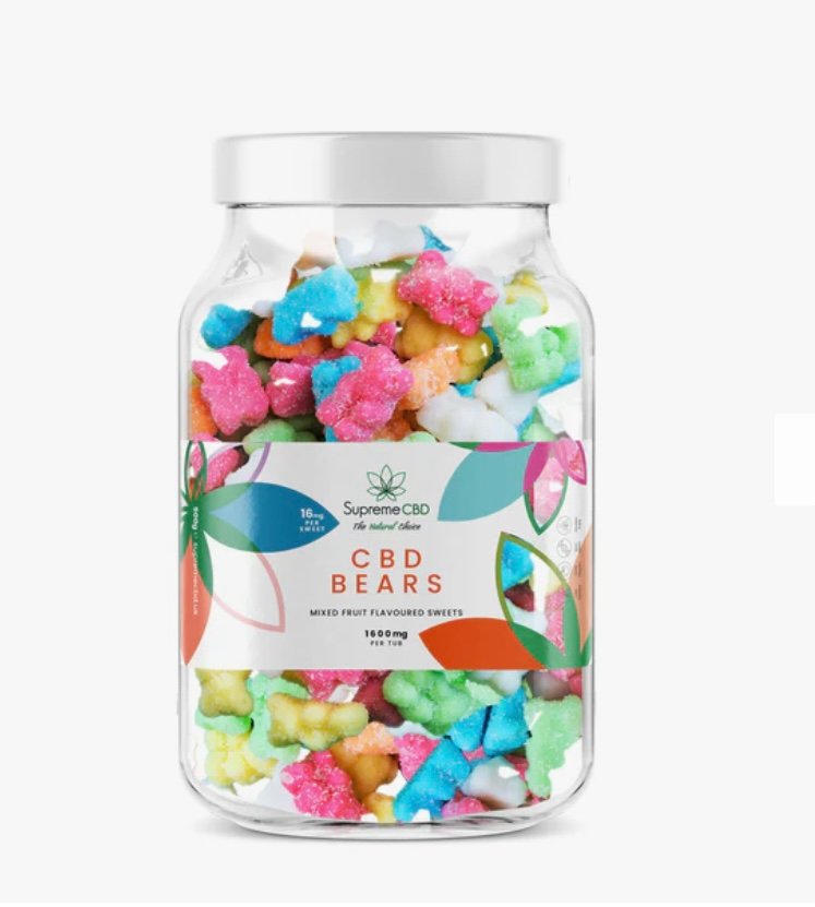 Delta 8 CBD Large Gummy Bears (1600mg)
