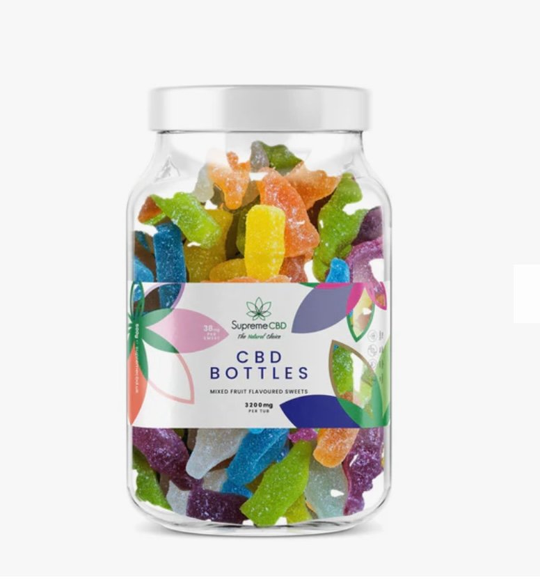 Delta 8 CBD Large Gummy Bottles (3200mg)