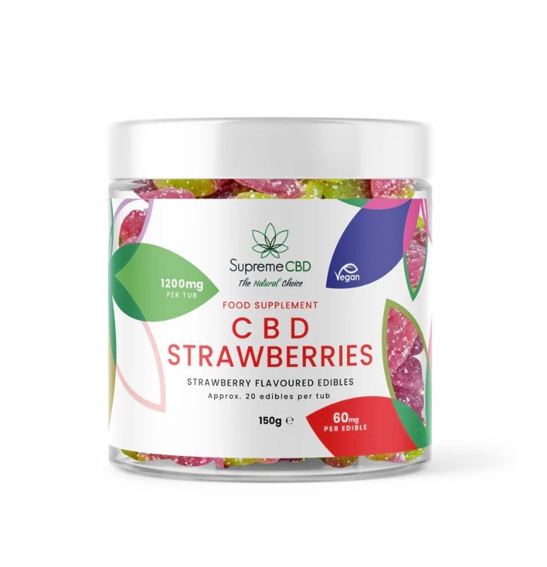 Delta 8 CBD Gummy Strawberries (1200mg)