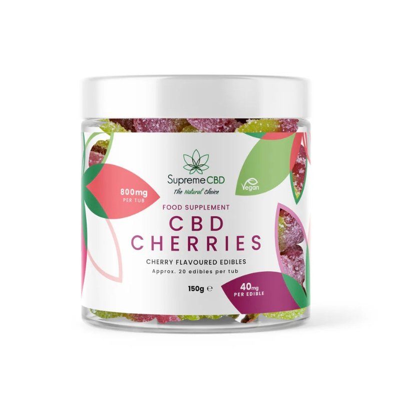 Delta 8 CBD Gummy Cherries (800mg