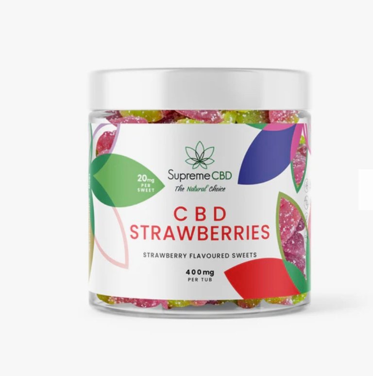 Delta 8 CBD Gummy Strawberries (400mg)