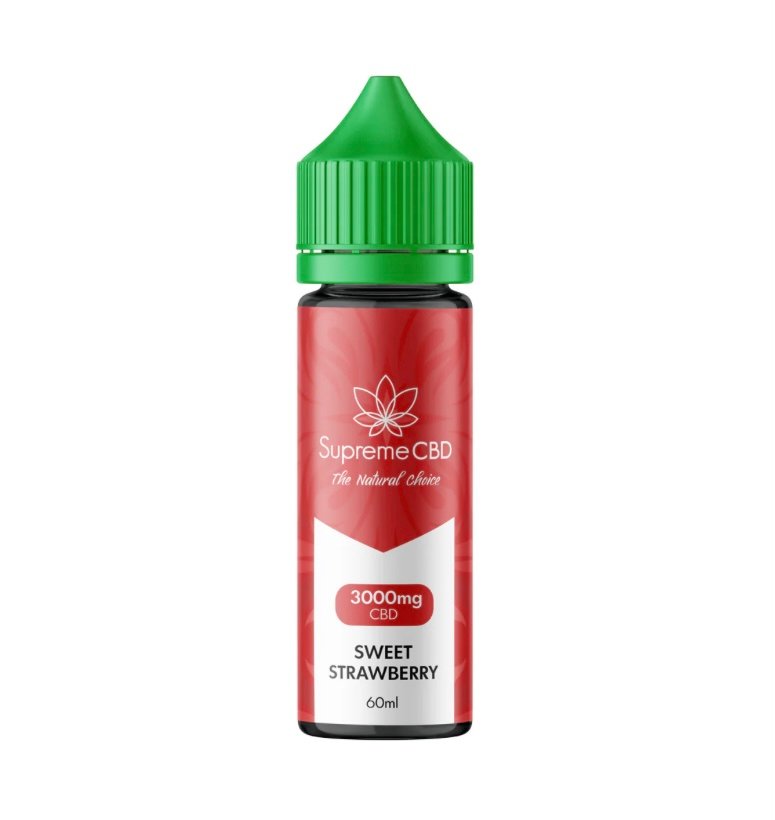 CBD Sweet Strawberry E-Liquid 60ml (3000mg)
