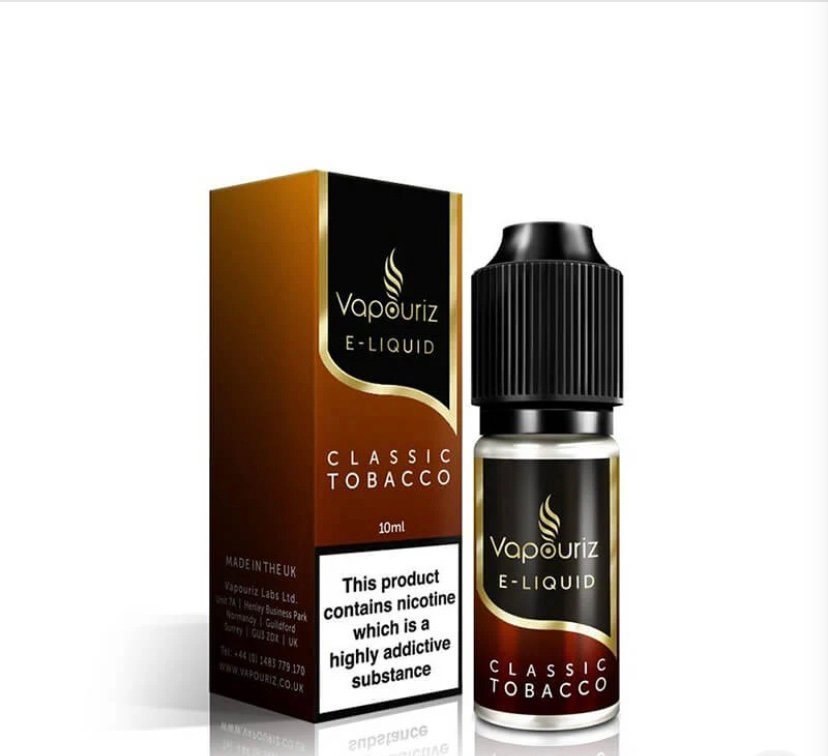 Vapouriz Vapouriz Premium Classic Tobacco E-Liquid 10ml