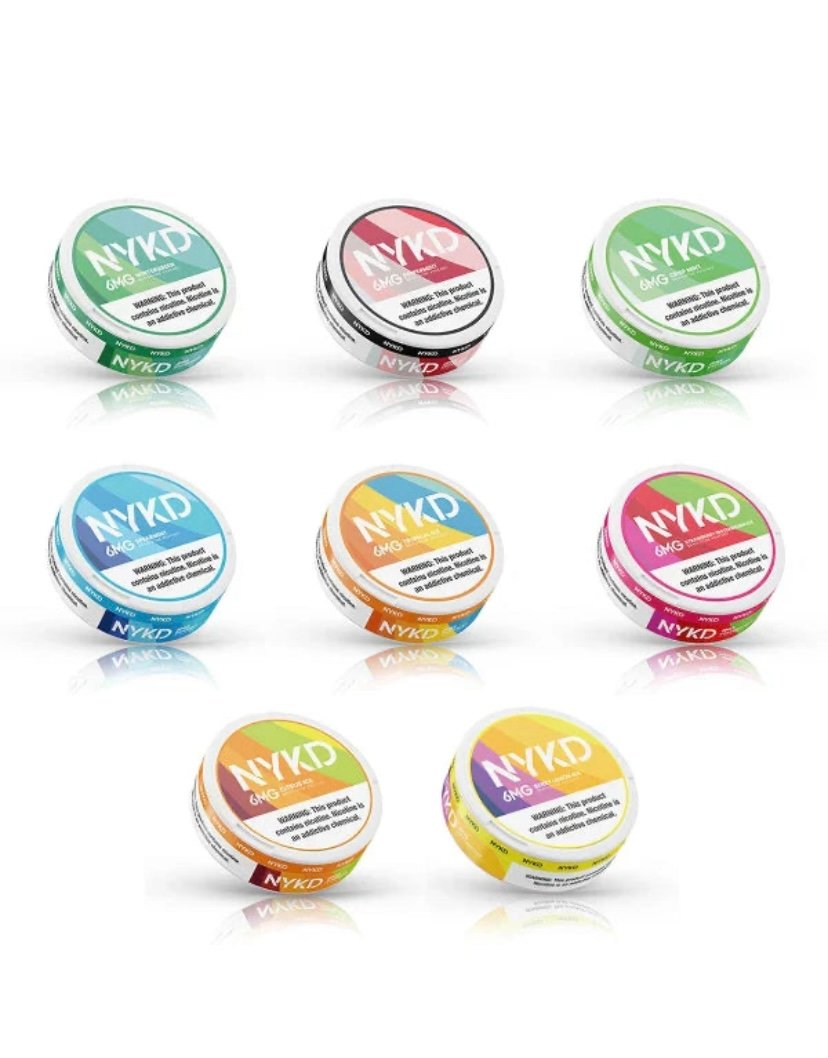 Nicotine NYKD NICOTINE POUCHES 20CT CAN (5 PACK)