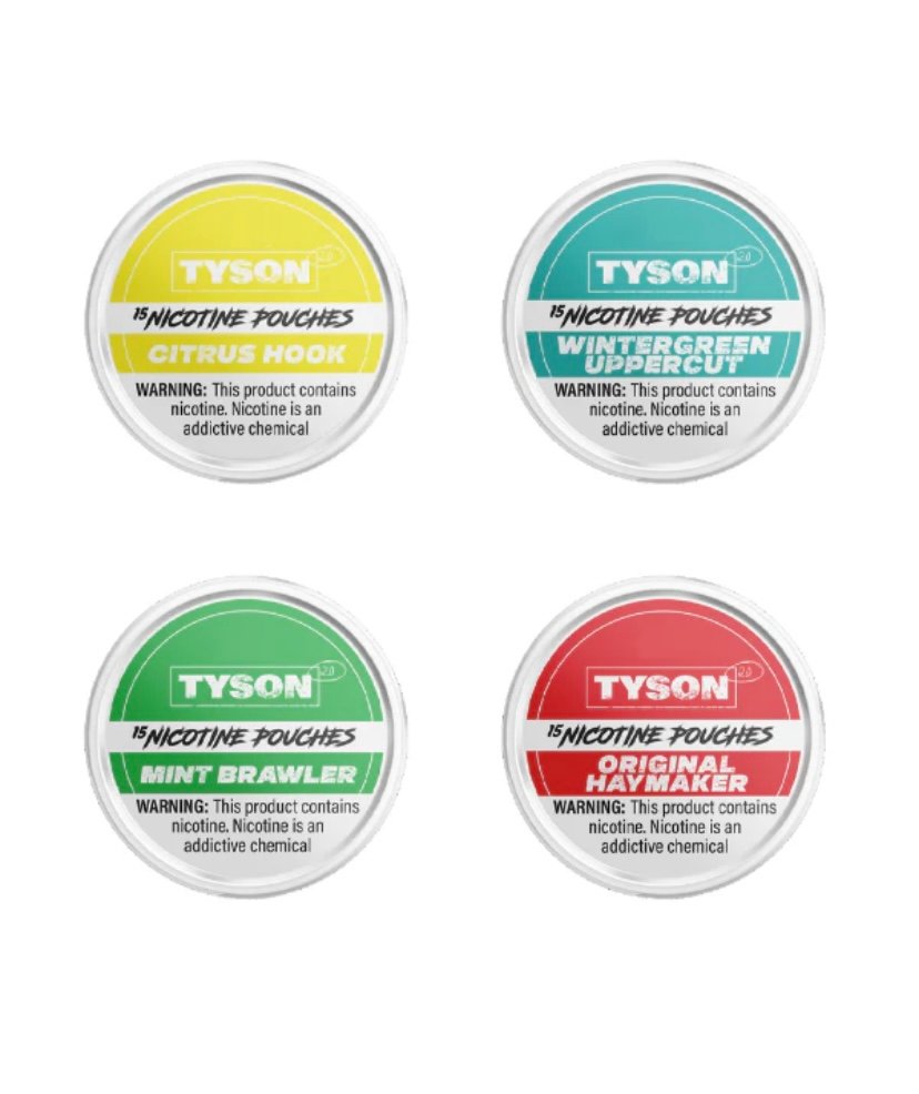 Nicotine TYSON 2.0 NICOTINE POUCHES 5 PACK