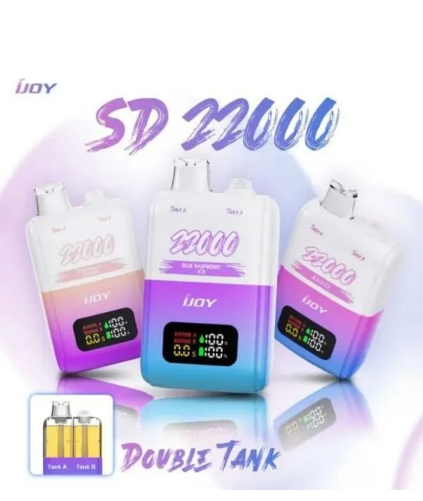 IJOY IJOY SD22000 RECHARGEABLE VAPE -( 5 PACK)