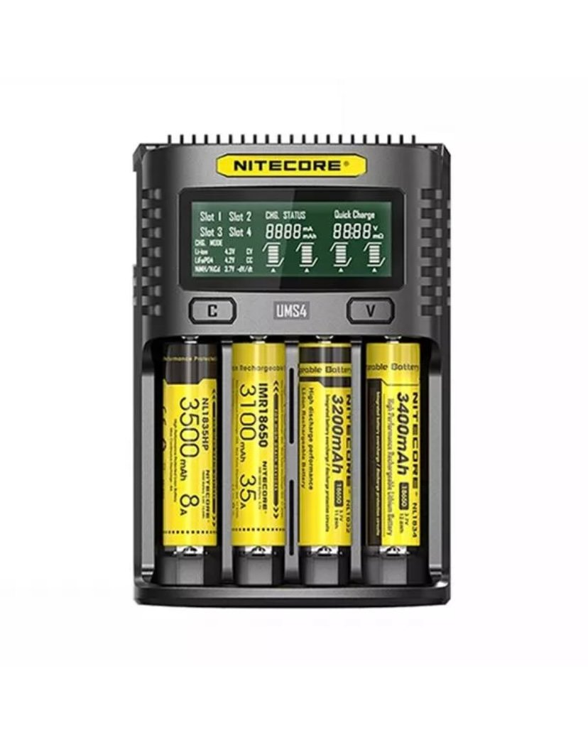 NITECORE NITECORE UMS4 4-SLOT USB FAST CHARGER