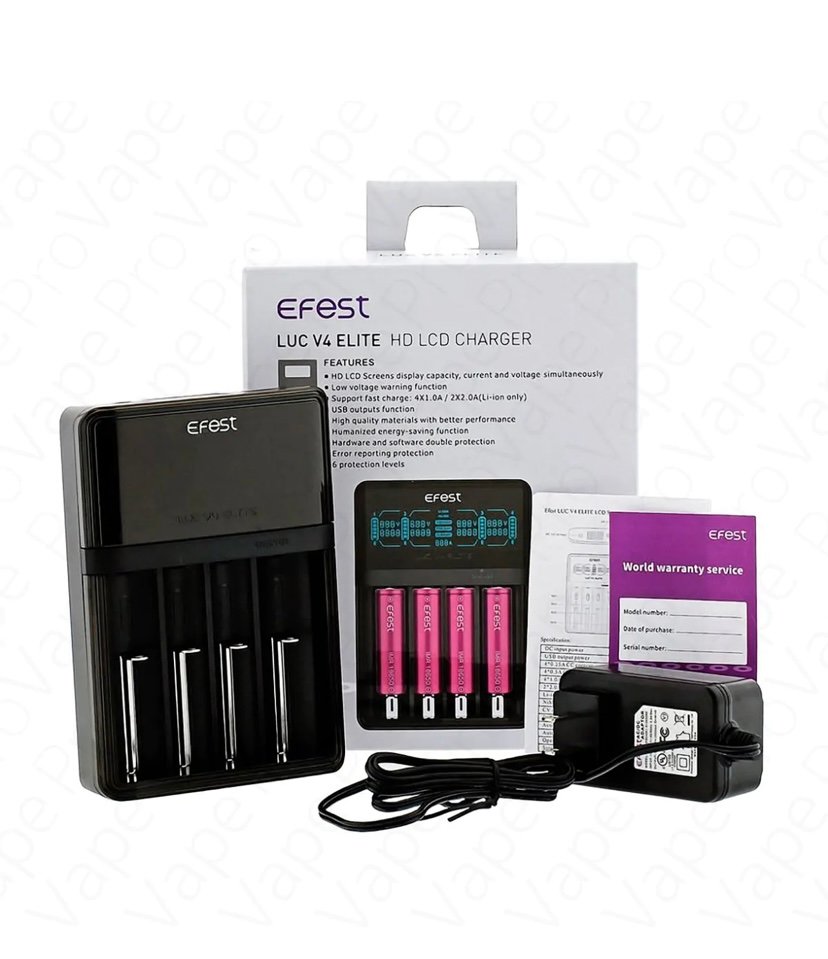 EFEST EFEST LUC V4 ELITE HD LCD BATTERY CHARGER