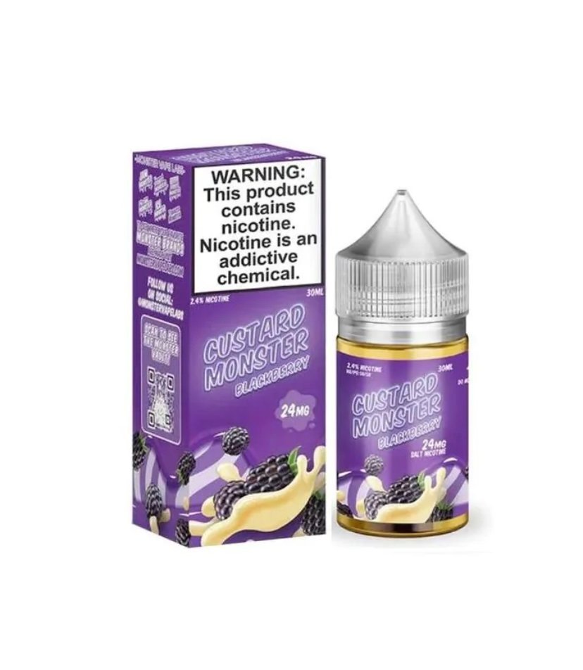 BLACKBERRY BLACKBERRY SALT CUSTARD MONSTER 30ML