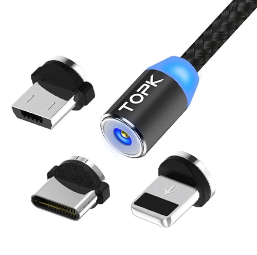 TOPK TOPK Three in one magnetic charging cable – TOPK