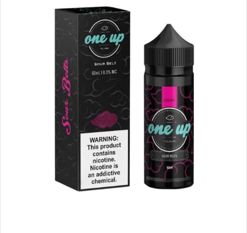 GREEN GREEN APPLE STRAWBERRY CANDY Sour Belts by One Up Vapor Original 100ml
