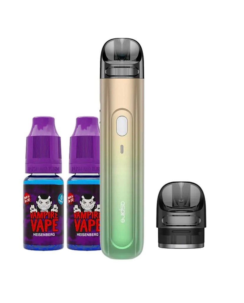 Vape Link Aspire Flexus Q Pod Kit & E-Liquids Bundle