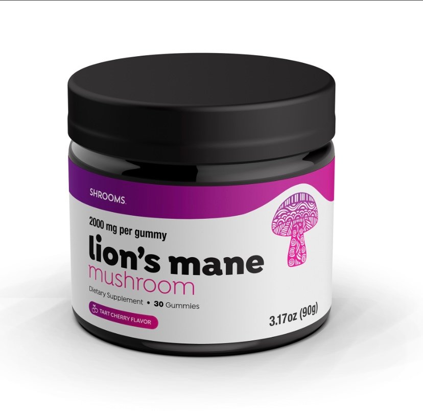 Delta 8 SHROOMS Lion’s Mane Mushroom Gummies
