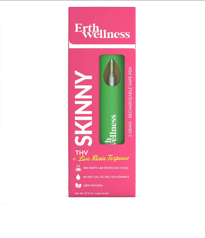 CBD LIVE RESIN THCV VAPE PEN – SKINNY BLEND – 2G – ERTH WELLNESS