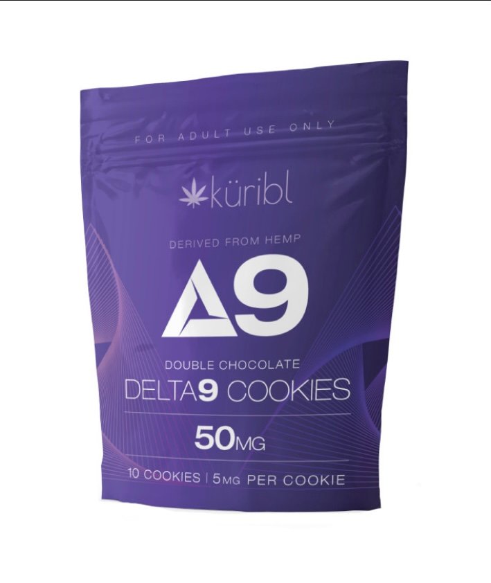 Delta 8 DELTA 9 THC COOKIES – DOUBLE CHOCOLATE – KÜRIBL