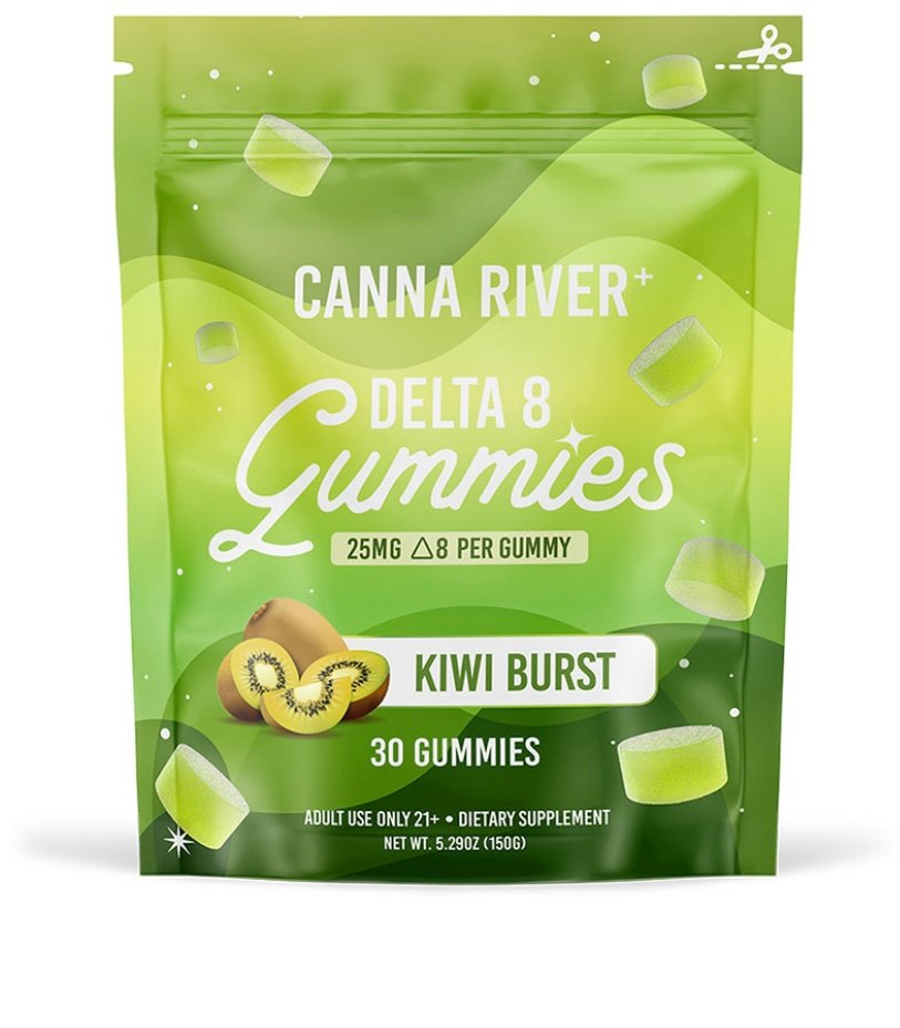 Delta 8 DELTA 8 THC GUMMIES – KIWI BURST – CANNA RIVER