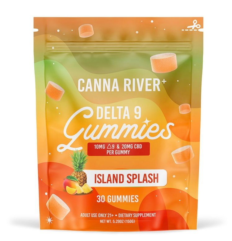 Delta 8 DELTA 9 THC GUMMIES WITH CBD – ISLAND SPLASH – CANNA RIVER