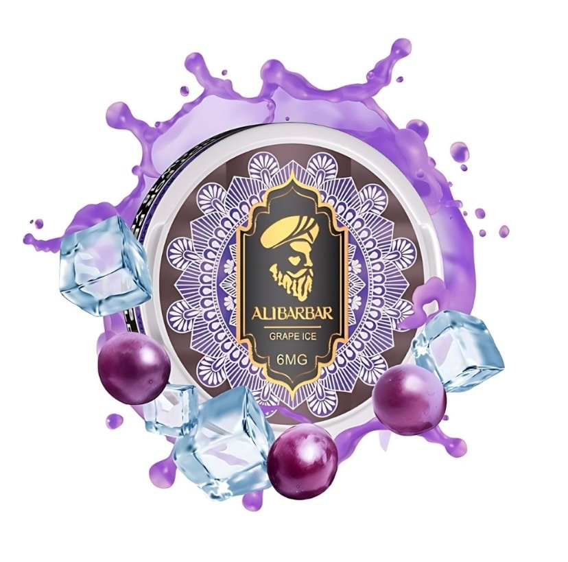 ALIBARBAR Alibarbar Nicotine Pouches Grape Ice