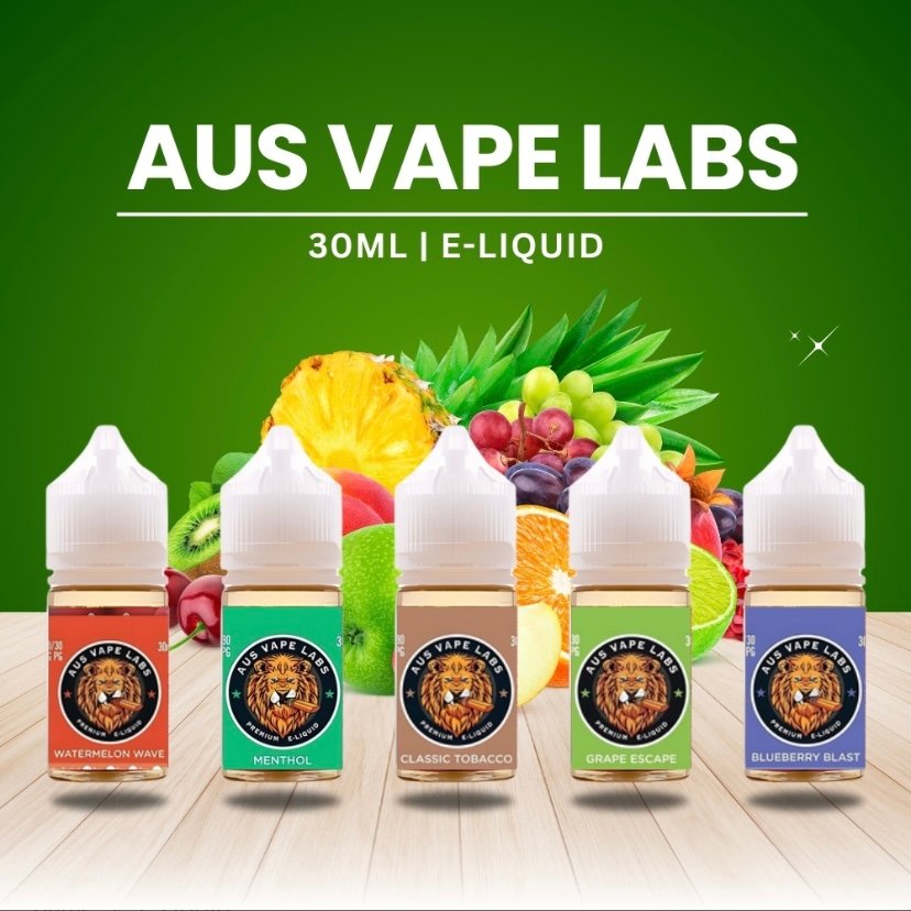 AUS AUS VAPE LABS 30ml E-Liquid Bottle