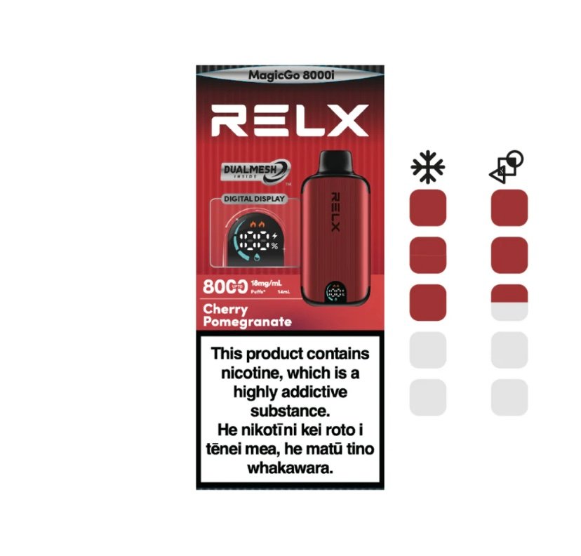 RELX RELX MagicGo 8000i Cherry Pomegranate 18mg/mL