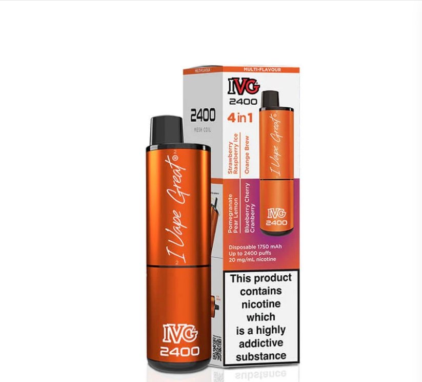 IVG IVG 2400 Juicy Edition 4 In 1 20mg Disposable Vape