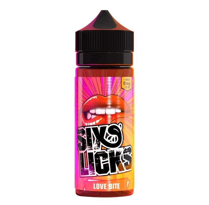 Six Six Licks Love Bite 100ml