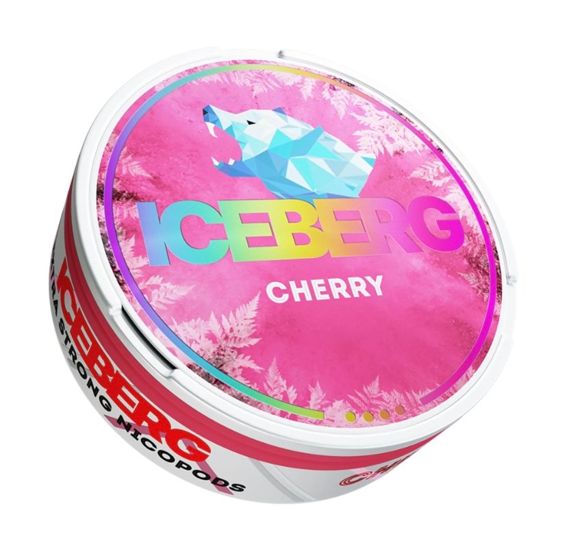 Nicotine Cherry Nicotine Pouches by Iceberg