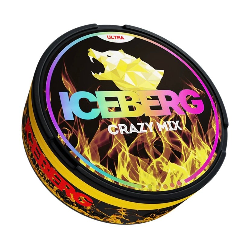 Nicotine Crazy Mix Nicotine Pouches by Iceberg