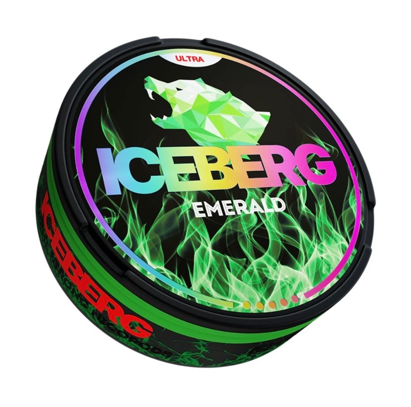 Nicotine Emerald Nicotine Pouches by Iceberg