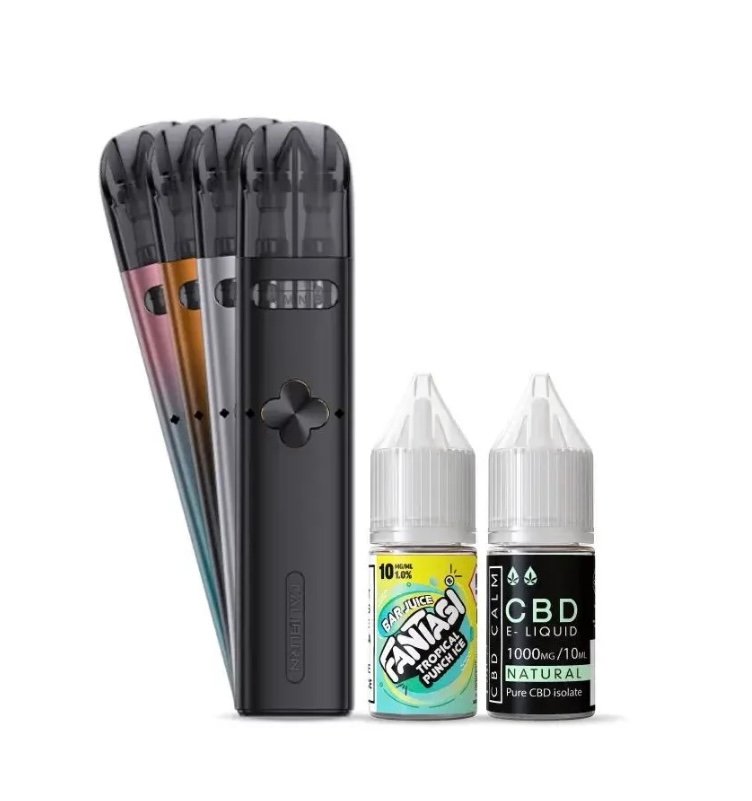 Vape Link CBD & Bar Juice Vape Pack with Caliburn Explorer