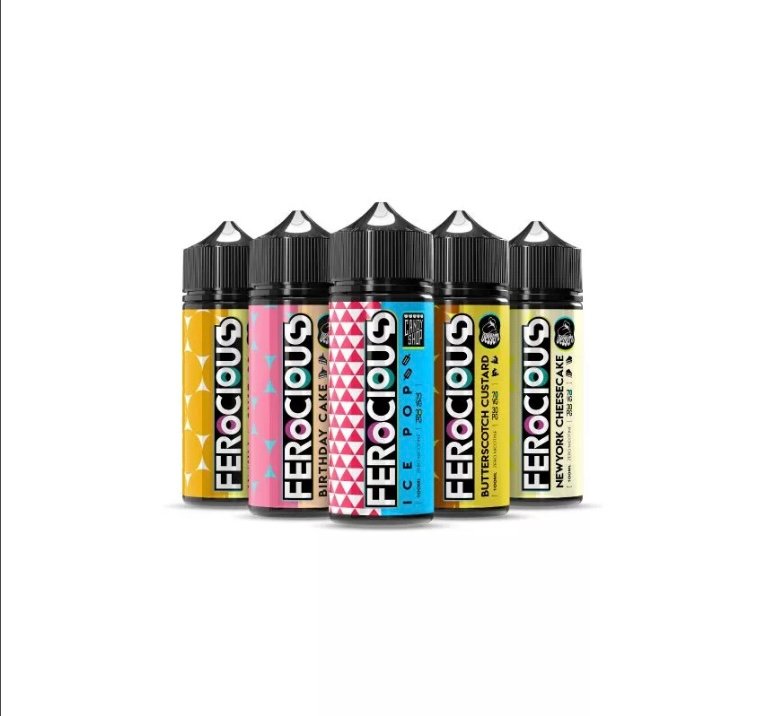 Vape Link 5x Desserts Ferocious | 70/30 Shortfill Bundle