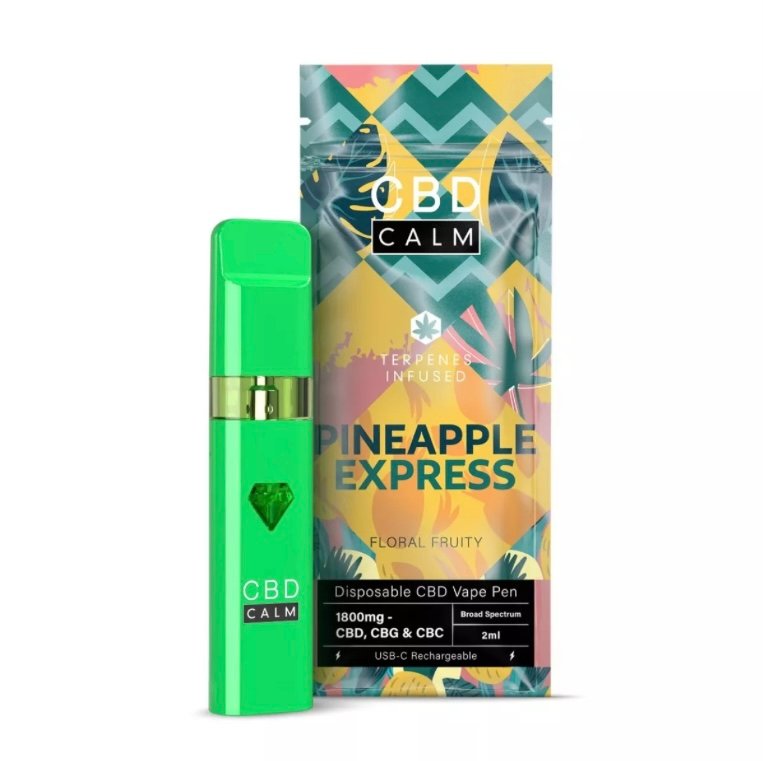 CBD Pineapple Express – CBD Terpenes 1800mg Disposable Vape | CBD Calm