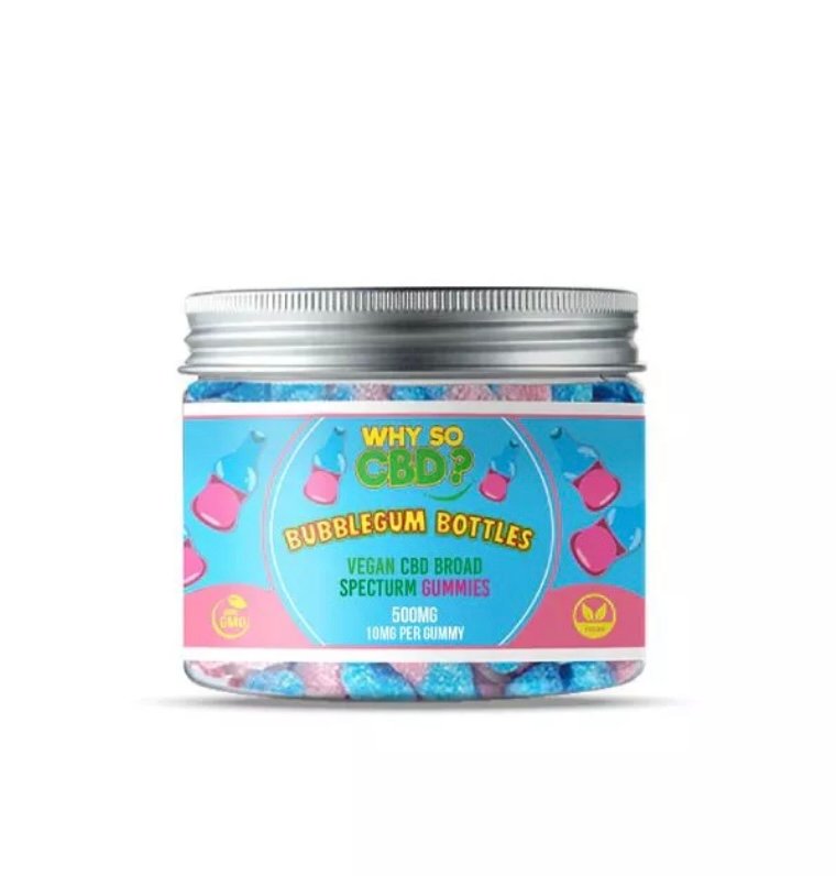 Delta 8 Why So CBD? Bubblegum Bottles 500mg