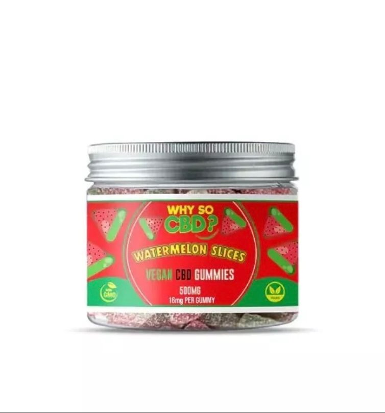 Delta 8 Why So CBD? Watermelon Slices Gummies 500mg