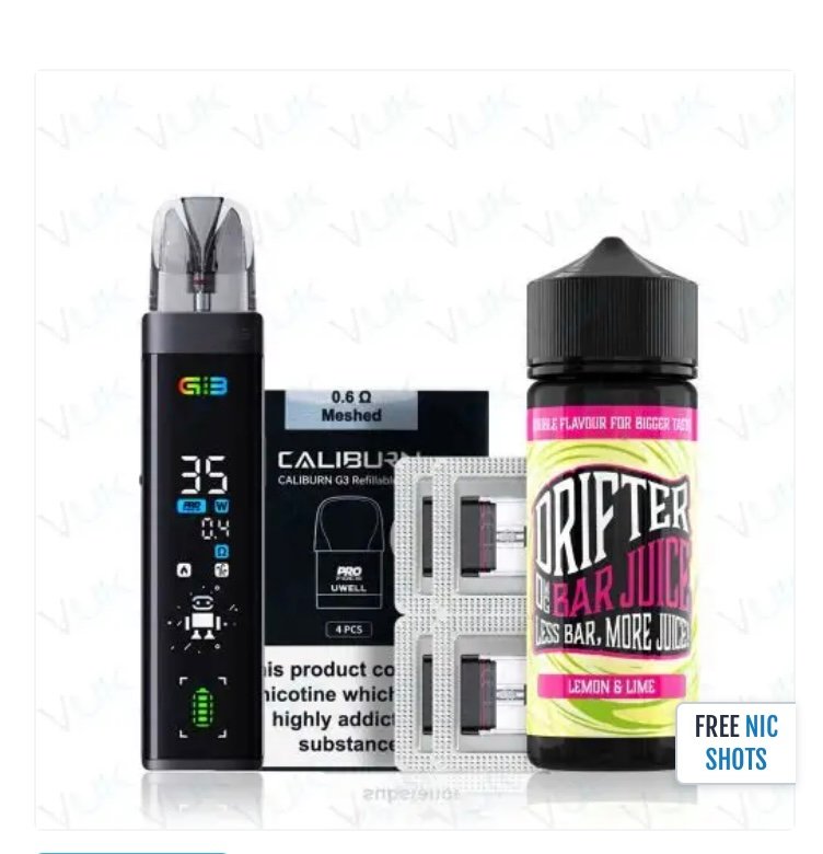 Uwell Uwell Caliburn G3 Pro Pod Vape Kit Bundle