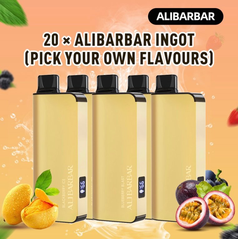 Vape Link 20 × ALIBARBAR INGOT (PICK YOUR OWN FLAVOURS)