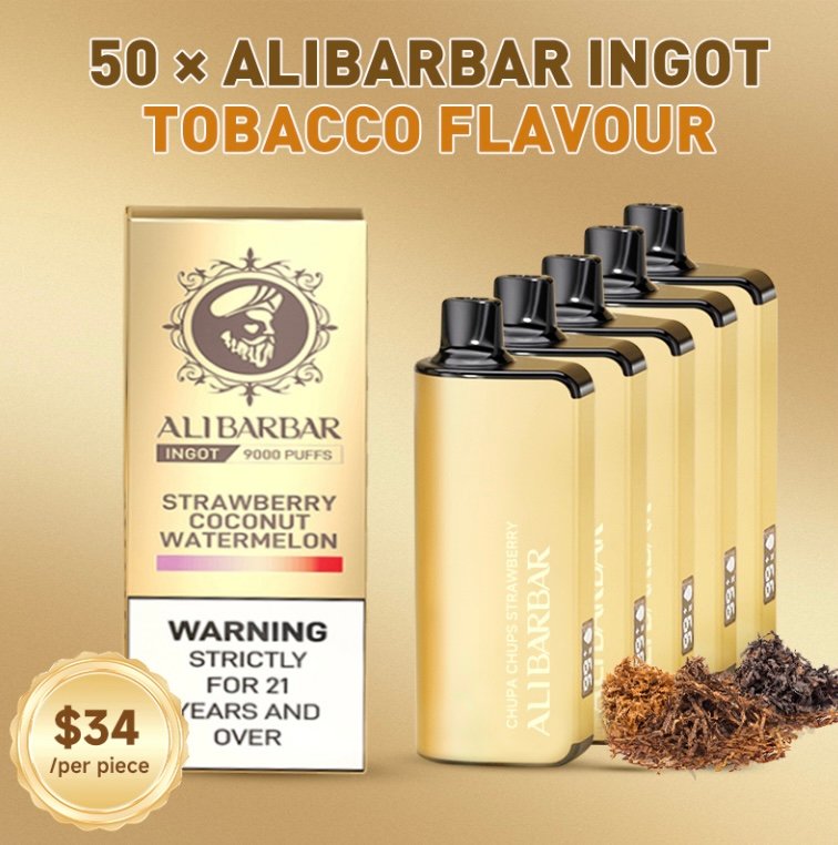 Vape Link 50 × ALIBARBAR INGOT & TOBACCO