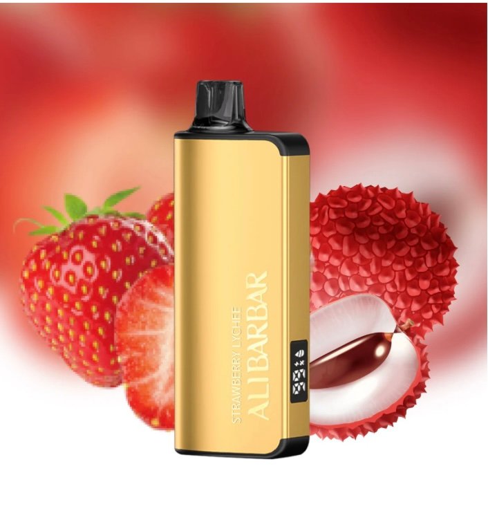 ALIBARBAR ALIBARBAR INGOT STRAWBERRY LYCHEE 9000 PUFFS
