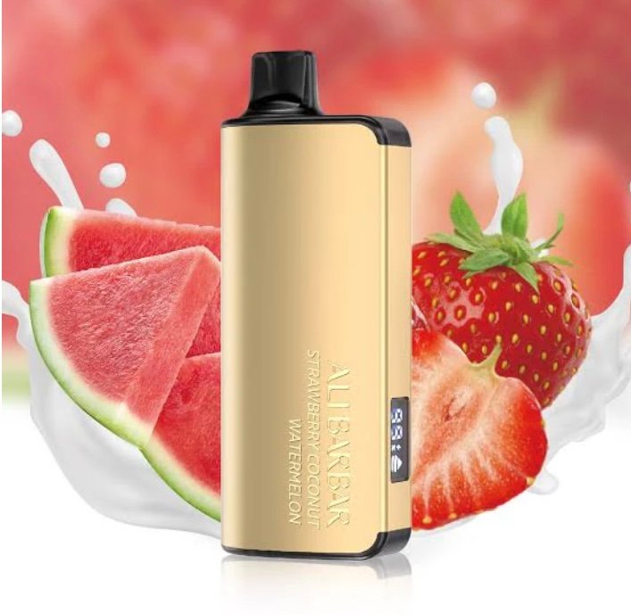ALIBARBAR ALIBARBAR INGOT STRAWBERRY COCONUT WATERMELON 9000 PUFFS